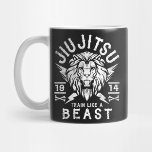 JIU JITSU - TRAIN LIKE A BEAST - LION Mug